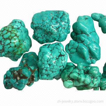 Natural Turquoise Rough Material, 100% Natural, Different Sizes (2-100mm) Can be Made
